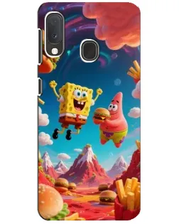 Чохол для Samsung Galaxy A20e з картинкою «Космічний фастфуд» Чохол для Samsung Galaxy A20e з картинкою «Космічний фастфуд»