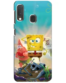 Чохол для Samsung Galaxy A20e з картинкою «Спанч Боб переможець»