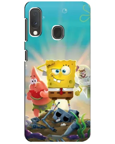 Чохол для Samsung Galaxy A20e з картинкою «Спанч Боб переможець»
