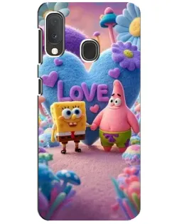 Чохол для Samsung Galaxy A20e з картинкою «Губка Боб Патрік»
