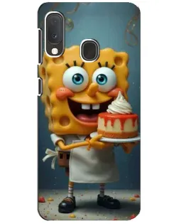Чохол для Samsung Galaxy A20e з картинкою «Кухар Спанч Боб»