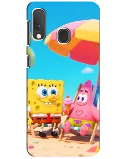 Чохол для Samsung Galaxy A20e з картинкою «Відпочинок на пляжі»