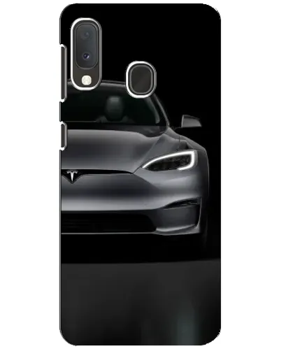 Чехол для Samsung Galaxy A20e с картинкой «Tesla Model S Look»