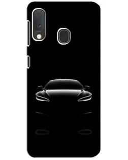 Чохол для Samsung Galaxy A20e з картинкою «Силует Tesla Night» Чохол для Samsung Galaxy A20e з картинкою «Силует Tesla Night»