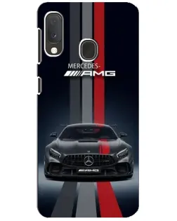 Чехол для Samsung Galaxy A20e с картинкой «Mercedes — белый карбон» Чехол для Samsung Galaxy A20e с картинкой «Mercedes — белый карбон»