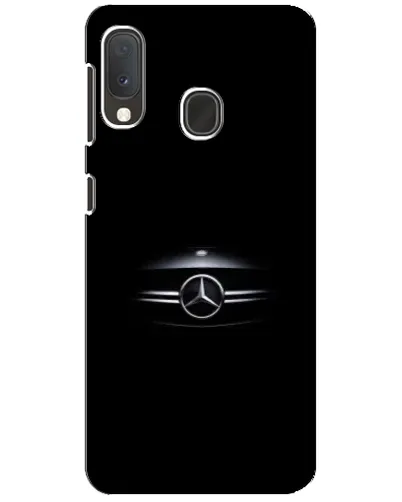 Чехол для Samsung Galaxy A20e с картинкой «Mercedes — абстрактные линии»