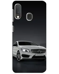 Чехол для Samsung Galaxy A20e с картинкой «Mercedes AMG GT Silver»