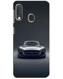 Чехол для Samsung Galaxy A20e с картинкой «Mercedes на черном»