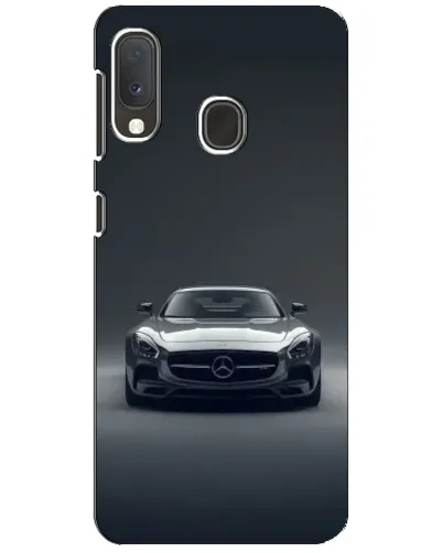 Чехол для Samsung Galaxy A20e с картинкой «Mercedes на черном»