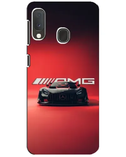 Чехол для Samsung Galaxy A20e с картинкой «Mercedes AMG — красная линия»