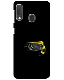 Чехол для Samsung Galaxy A20e с картинкой «Mercedes — ретро стиль»