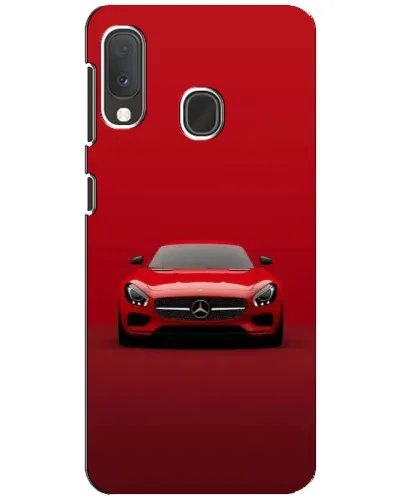 Чехол для Samsung Galaxy A20e с картинкой «Красный Mercedes AMG»