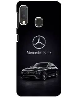 Чехол для Samsung Galaxy A20e с картинкой «Mercedes — решетка радиатора»