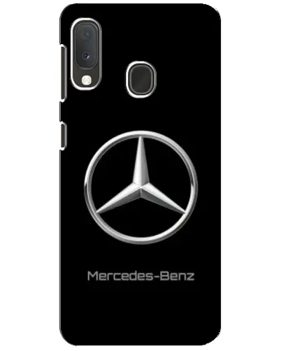 Чехол для Samsung Galaxy A20e с картинкой «Mercedes Silver Logo»
