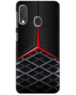Чехол для Samsung Galaxy A20e с картинкой «Mercedes Carbon Grid»
