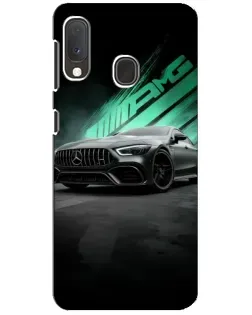 Чехол для Samsung Galaxy A20e с картинкой «Темный Mercedes AMG»