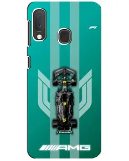 Чехол для Samsung Galaxy A20e с картинкой «Mercedes AMG Petronas»
