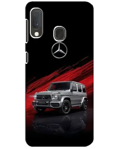 Чехол для Samsung Galaxy A20e с картинкой «Mercedes G-Class красный»