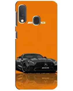 Чехол для Samsung Galaxy A20e с картинкой «Оранжевый Mercedes AMG»