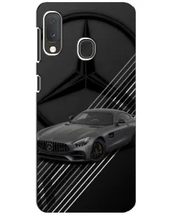 Чехол для Samsung Galaxy A20e с картинкой «Mercedes AMG — графика»