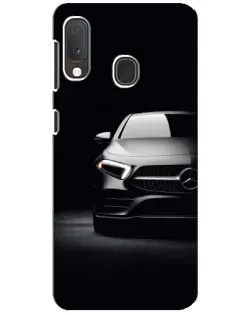 Чехол для Samsung Galaxy A20e с картинкой «Свет фар Mercedes»