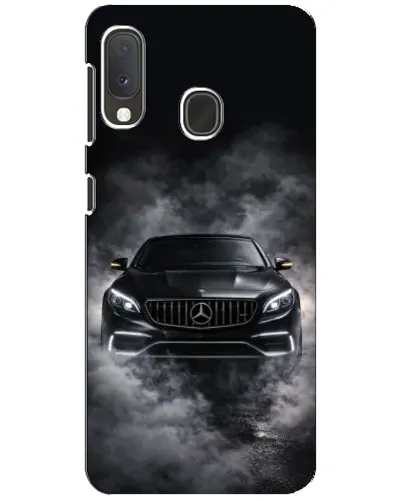 Чехол для Samsung Galaxy A20e с картинкой «Mercedes в дыму»