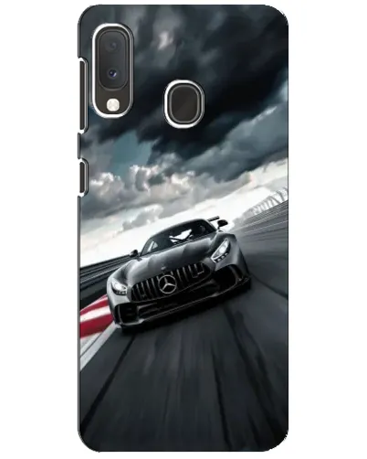 Чехол для Samsung Galaxy A20e с картинкой «Гоночный Mercedes AMG»