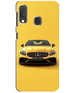 Чехол для Samsung Galaxy A20e с картинкой «Желтый Mercedes GT»
