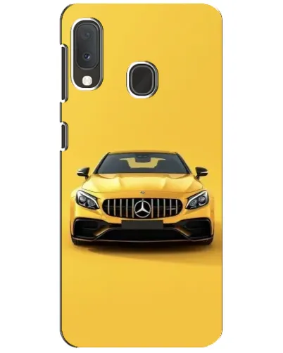 Чехол для Samsung Galaxy A20e с картинкой «Желтый Mercedes GT»