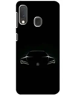Чохол для Samsung Galaxy A20e з картинкою «Mercedes — силует авто» Чохол для Samsung Galaxy A20e з картинкою «Mercedes — силует авто»