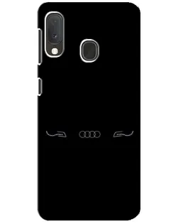 Чохол для Samsung Galaxy A20e з картинкою «Audi — світловий підпис» Чохол для Samsung Galaxy A20e з картинкою «Audi — світловий підпис»