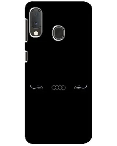 Чехол для Samsung Galaxy A20e с картинкой «Audi — световой подпись»
