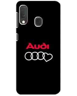 Чохол для Samsung Galaxy A20e з картинкою «Логотип Audi Heart» Чохол для Samsung Galaxy A20e з картинкою «Логотип Audi Heart»