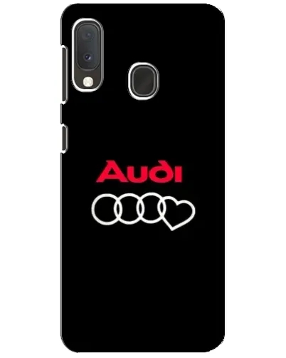 Чехол для Samsung Galaxy A20e с картинкой «Логотип Audi Heart»