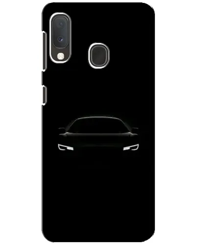 Чехол для Samsung Galaxy A20e с картинкой «Взгляд Audi в темноте»