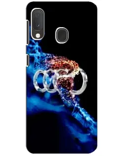 Чехол для Samsung Galaxy A20e с картинкой «Энергия лого Audi»