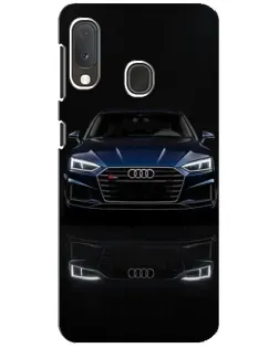 Чехол для Samsung Galaxy A20e с картинкой «Audi — ночное отражение»
