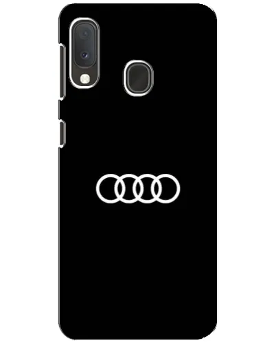 Чехол для Samsung Galaxy A20e с картинкой «Audi White Logo»
