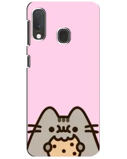 Чехол для Samsung Galaxy A20e с картинкой «Pusheen и печенье» Чехол для Samsung Galaxy A20e с картинкой «Pusheen и печенье»