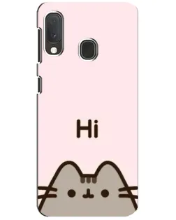 Чохол для Samsung Galaxy A20e з картинкою «Пушин каже Hi» Чохол для Samsung Galaxy A20e з картинкою «Пушин каже Hi»