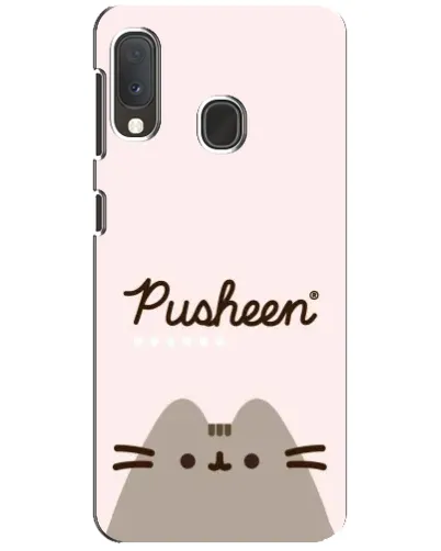 Чехол для Samsung Galaxy A20e с картинкой «Pusheen логотип»