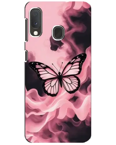 Чехол для Samsung Galaxy A20e с картинкой «Бабочка в дыму» Чехол для Samsung Galaxy A20e с картинкой «Бабочка в дыму»