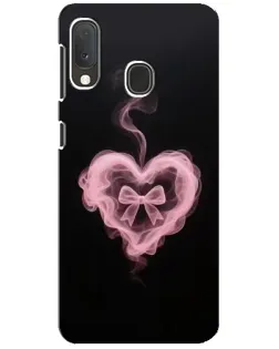 Чехол для Samsung Galaxy A20e с картинкой «Дымчатое сердце»