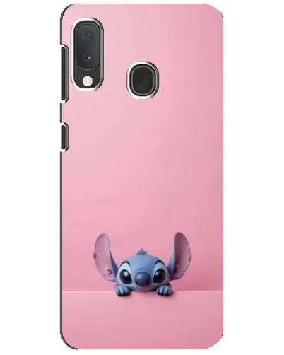 Чехол для Samsung Galaxy A20e с картинкой «Stitch выглядывает»