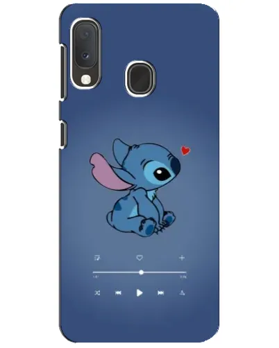 Чехол для Samsung Galaxy A20e с картинкой «Музыкальный Stitch»