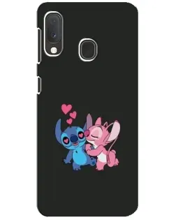 Чехол для Samsung Galaxy A20e с картинкой «Анжел целует Стича» Чехол для Samsung Galaxy A20e с картинкой «Анжел целует Стича»