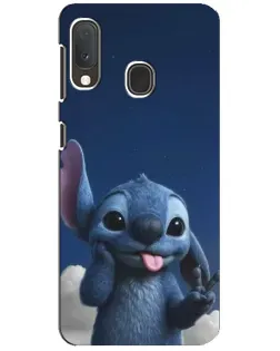 Чехол для Samsung Galaxy A20e с картинкой «Стич в облаках» Чехол для Samsung Galaxy A20e с картинкой «Стич в облаках»