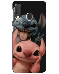 Чехол для Samsung Galaxy A20e с картинкой «Стич и Ангел» Чехол для Samsung Galaxy A20e с картинкой «Стич и Ангел»