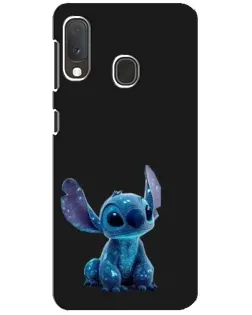 Чехол для Samsung Galaxy A20e с картинкой «Стич на черном» Чехол для Samsung Galaxy A20e с картинкой «Стич на черном»