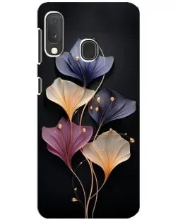 Чехол для Samsung Galaxy A20e с картинкой «Лиловые цветы грации»